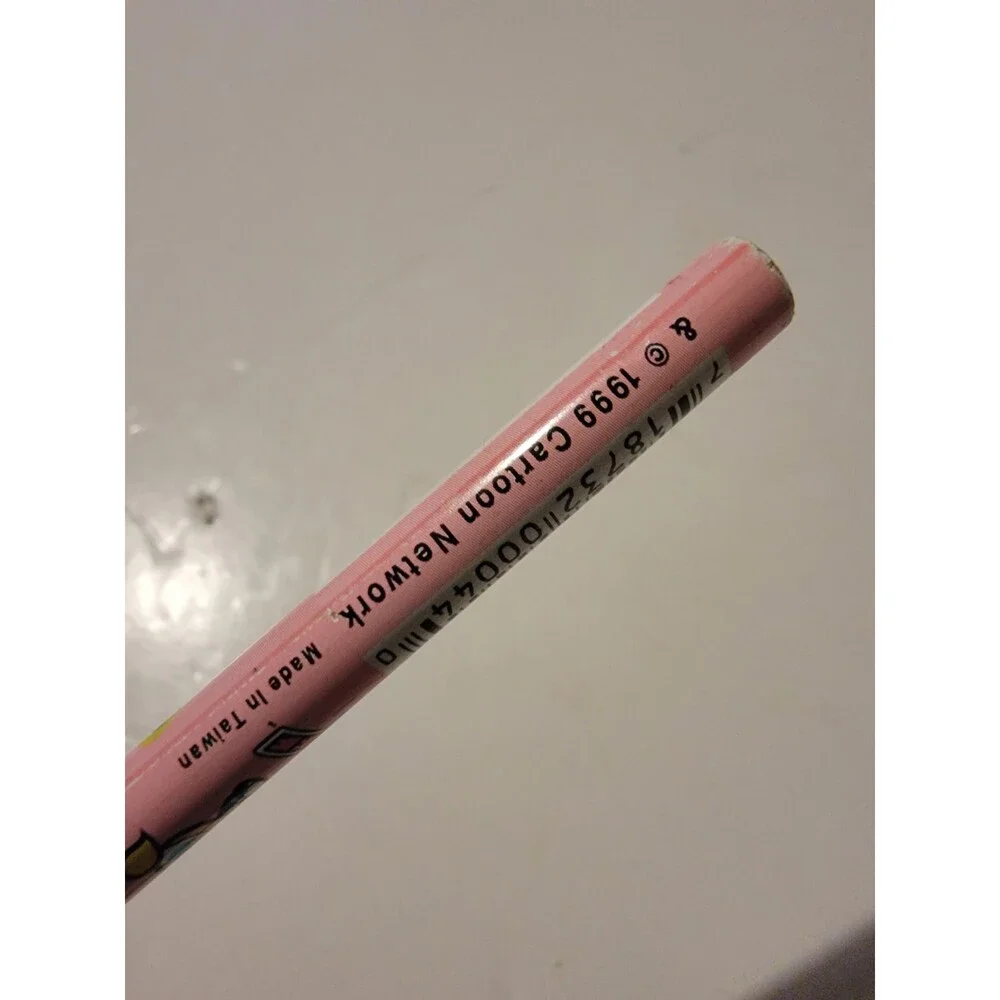 Powerpuff Girls Vintage Pencil Wooden School 1999 Cartoon Network Bubbles